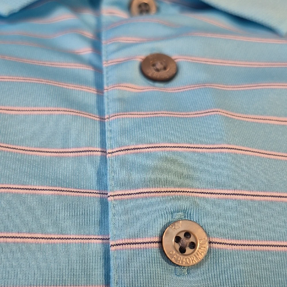 Roundtree & Yorke XLT Performance Golf Polo Short Sleeve Shirt Classic Style - Picture 16 of 16